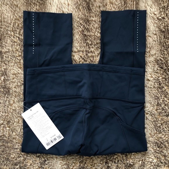 SOLD! Lululemon Fast and Free Crop 19" Leggings - Picture 6 of 8